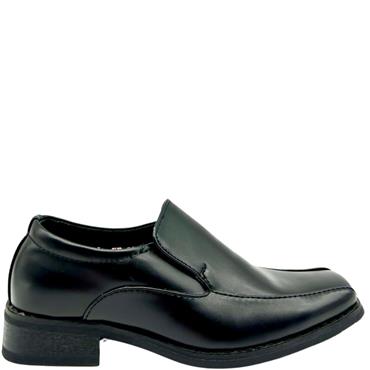 GOOR BOYS DRESS SLIP ON SHOE - BLACK