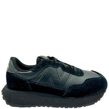 NEW BALANCE LACE TRAINER - BLACK