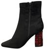 TRUFFLE ANKLE ZIP BOOT - BLACK