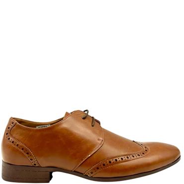 CHARLES SOUTHWELL GTS BROGUE TIE SHOE - TAN