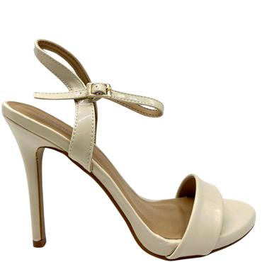 V CONTE LDS P/FORM ANKLE STRAP SDL - BEIGE PATENT