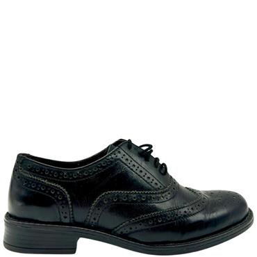 DUBARRY LDS BROGUE TIE SHOE - BLACK PATENT