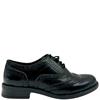 DUBARRY LDS BROGUE TIE SHOE - BLACK PATENT