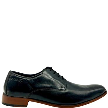 99 STEPS GTS DRESS PLAIN TIE SHOE - BLACK