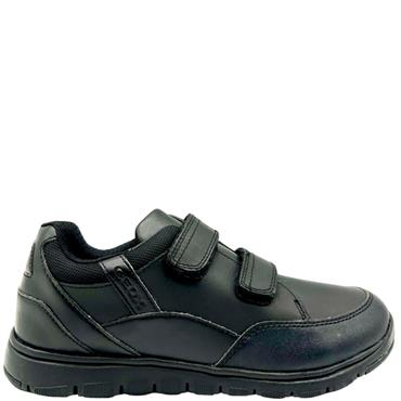 GEOX BOYS 2 STRAP VEL RUNNER - BLACK