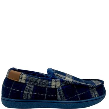FLEXILBE MENS MOCC CLOSED IN SLIPPER - NAVY