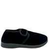 JO & JOE MENS VELCRO SLIPPER - BLACK
