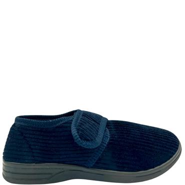JO & JOE MENS VELCRO SLIPPER - NAVY