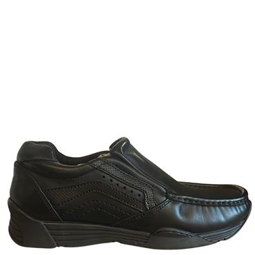 WRANGLER MENS CASUAL SLIP ON SHOE - BLACK
