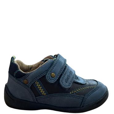 STARTRITE BOYS 2 VEL STRAP SHOE - NAVY