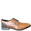 PM GENTS SHOE - BROWN LEATHER