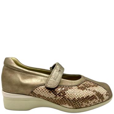 DTORRES LDS VEL COM SHOE - CHAMPAGNE