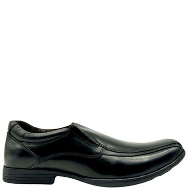 POD SLIP ON TWIN GUSSET SHOE - BLACK