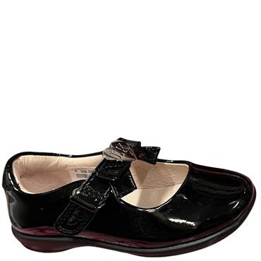 LELLI KELLYCHANGEABLE STRAP SHOE - BLACK PATENT