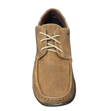 WRANGLER GENTS TIE SHOE - TAUPE SCRATCH