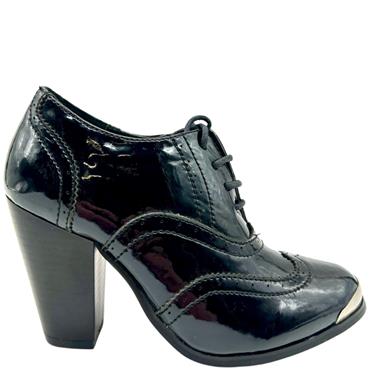 REBEL HEART LADIES SHOE - BLACK PATENT