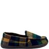 JO & JOE MENS FUR LINED CLOSED SLIPPER - BROWN