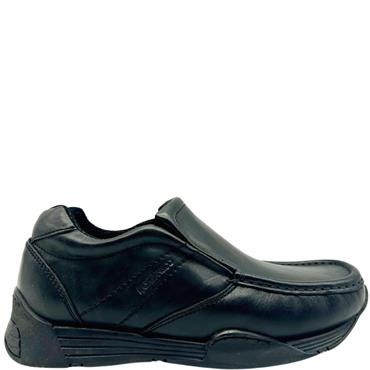 MORGAN GUSSET CASUAL SHOE - BLACK