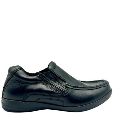 MORGAN GTS MOCC SLIP ON SHOE - BLACK