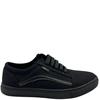 MORGAN CANVAS LACE TRAINER - BLACK