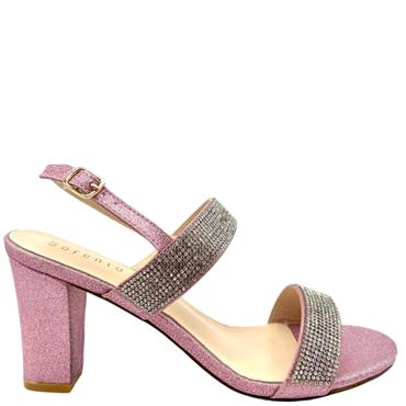SORENTO WOMENS DIAMANTE STRAP SANDAL - PINK