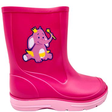 PM GIRLS ELEPHANT WELLY - PINK