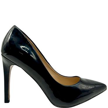TRUFFLE HIGH HEEL COURT - BLACK PATENT