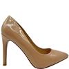 TRUFFLE HIGH HEEL COURT - NUDE PATENT