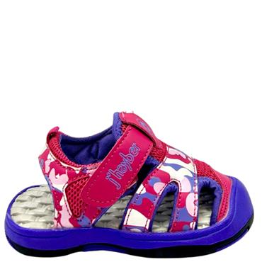 JHAYBER GIRLS VEL STRAP CLOSED IN - FUCHSIA