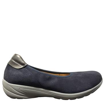 G COMFORT WOMENS COMFORT SLIP ON SHOE - NAVY