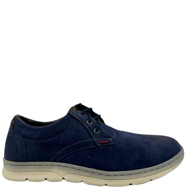 REDZ GTS CASUAL TIE SHOE - NAVY SUEDE