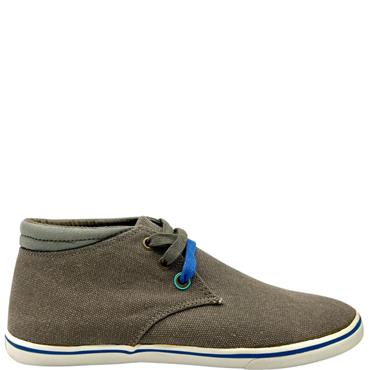 POD CANVAS TIE BOOT - CHARCOAL