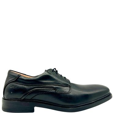 SOFTWALK TIE DRESS SHOE - BLACK