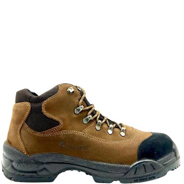 ROBUSTA TIE SAFETY BOOT - BROWN BLACK
