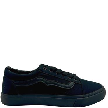 GJK GTS CANVAS TIE RUNNER - BLACK