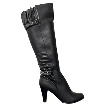 SUSST GUSSET TOP 2STRAP HILEG BT - BLACK