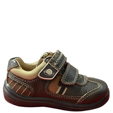 STARTRITE 2VEL STRAP SHOE - BROWN LEATHER