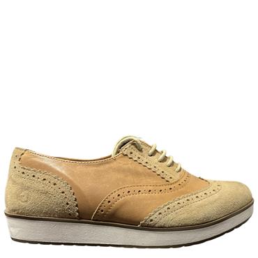 HAPPY DAY 2TONE BROGUE SHOE - HAVANA ICE