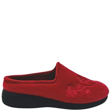 SILENTNIGHT LADIES SLIPPER - RED