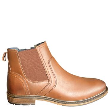 PM GENTS BOOT - BROWN LEATHER
