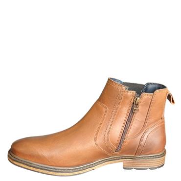 PM GENTS BOOT - BROWN LEATHER