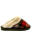 JO & JOE LDS FUR LINED MULE SLIPPER - BROWN