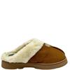 JO & JOE WOMENS BACKLESS SLIPPER - COGNAC