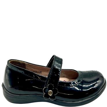 POD VEL STRAP SHOE - BLACK PATENT