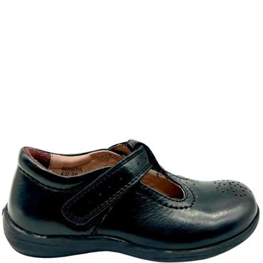 POD TBAR SHOE - BLACK LEATHER