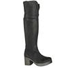 TRUFFLE KNEE HIGH STRETCH BOOT - BLACK