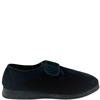 SILENTNIGHT GTS VEL SLIPPER - BLACK