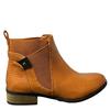REDZ LDS GUSSET ANKLE BOOT - TAN