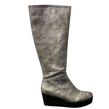 KATE APPLEBY HI LEG BOOT - PEWTER