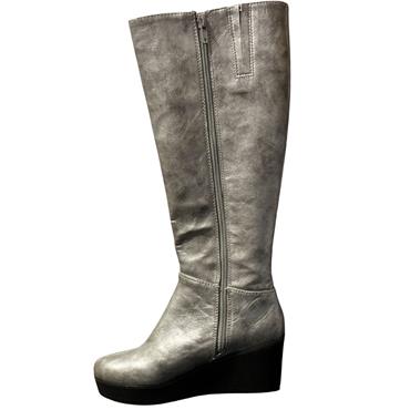 KATE APPLEBY HI LEG BOOT - PEWTER